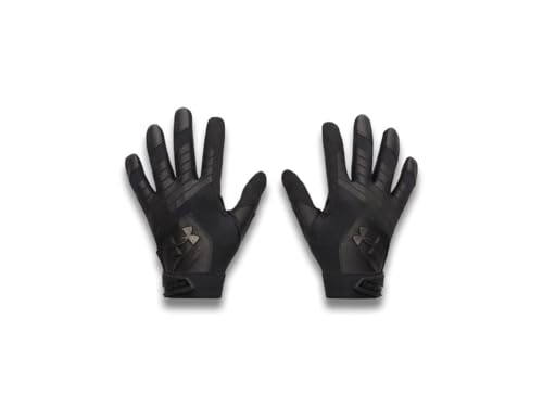 Under Armour Clean Up Baseball Gloves - color: (001) Black / Black / Metallic Black, size: Small