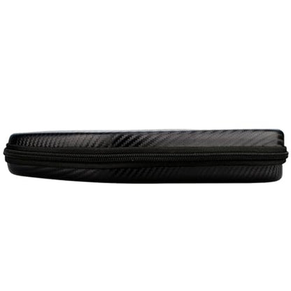 Hexagonal Pingpong Paddle Case Table Tennis Racket Storage Bag Zipper Handbag Accessories Portable Zipper Bag Lightweight Equipment - color: Black