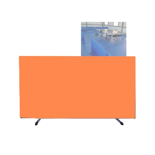 Table Tennis Surround Temporary Wall, Removable Training Fence. Ping Pong Baffle for Table Tennis Court,Splicable Contest Surround Block,600D Cloth,for Playing Field，（Orange，140x75cm/6pieces - color: Orange, size: 140x75cm/6pieces