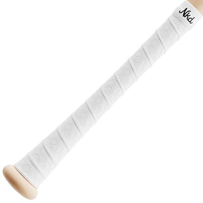 Naked Grips Iconic Collection | 1mm Baseball & Softball Bat Grips - color: Frost White
