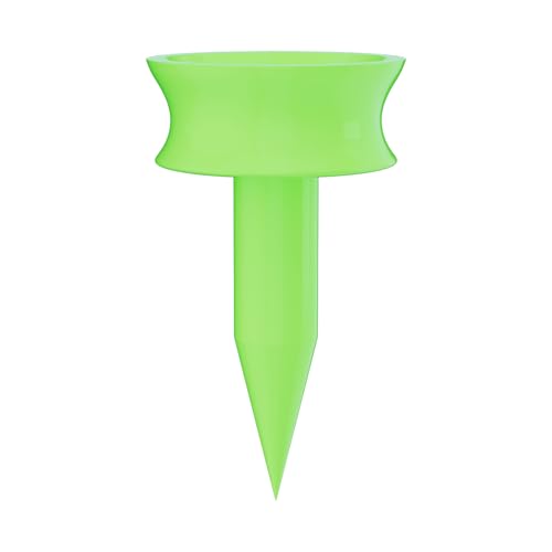 Grivznud 100 Pack 0.82 Inch Neon Yellow Plastic small tees golf， Short Golf Tees,Durability & Stability, Engineered to Minimize Friction and Side Spin，Golf practice supplies，small golf tees for par 3. - color: Green