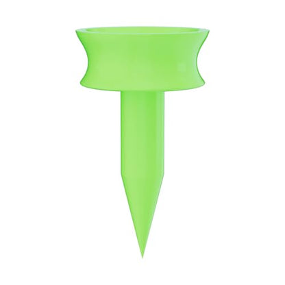 Grivznud 100 Pack 0.82 Inch Neon Yellow Plastic small tees golf， Short Golf Tees,Durability & Stability, Engineered to Minimize Friction and Side Spin，Golf practice supplies，small golf tees for par 3. - color: Green