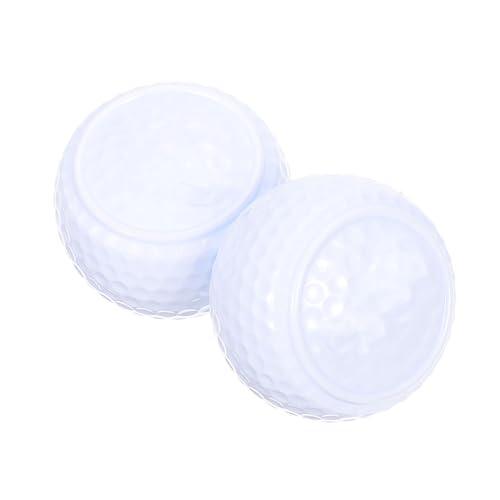 Toddmomy 2Pcs Professional Golf Training Balls for Indoor Practicing with Putting Rod Durable Synthetic Golfing Accessories for Skill Development and Practice