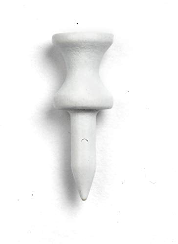 1" Step Down Tees - Pack of 100 - color: White