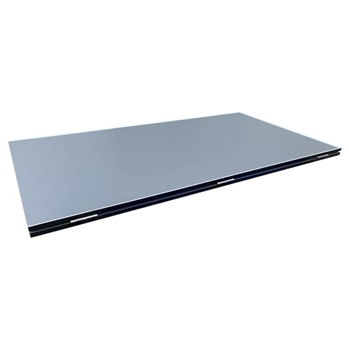 RACK Virgo Table Tennis Conversion Top for Billiard/Pool Table 4 Piece– Indoor Ping Pong Tabletop - color: Gray