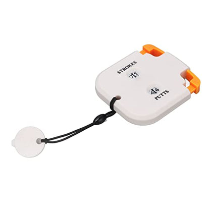 Score Counter Plastic Digits Stroke Putts Counting Clicker with Auxiliary Function for Players – Lightweight and Portable Scoring Tool