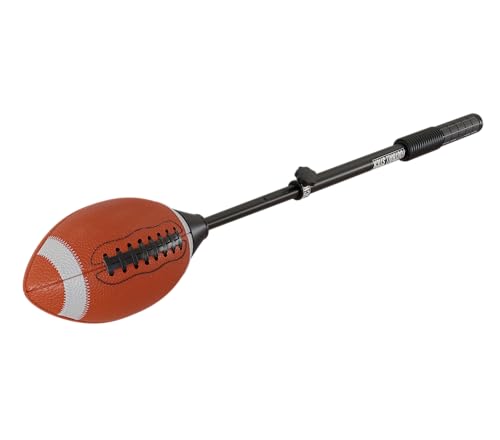 FOOTBALL STICK™ High School & College Edition –Kicking & Punting Training Tool for All Ages – Improve Accuracy & Timing –Real Leather Game Ball –Used by Professional, College & High School Specialists