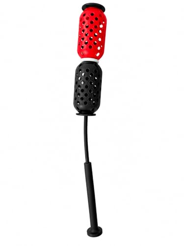 Aero Swing Baseball & Softball Swing Trainer – Air Resistance Bat Speed Trainer, Improves Swing Speed Up to 20 MPH, Batting Aid for Youth & Adults, On-Deck Warm-Up Bat - color: Black and Red, size: AERO-BAT Youth