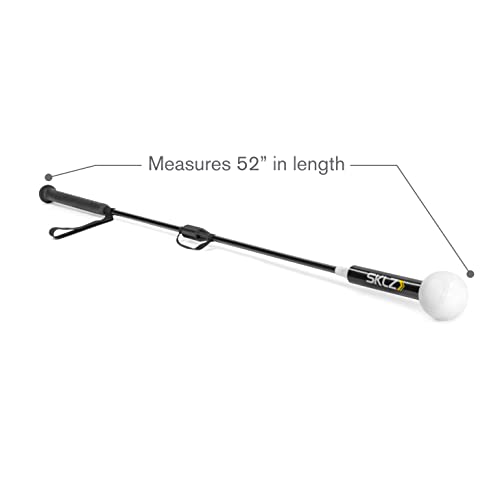 SKLZ Hitting Stick Batting Swing Trainer for Baseball and Softball, One-on-One Coaching Tool for Ball Contact, Hand-Eye Coordination, and Bat Speed - style: Baseball Swing Trainer Select