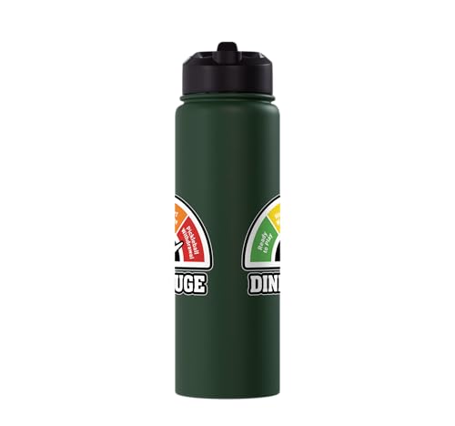 Stainless Steel Insulated Water Bottle - color: Dark Green
