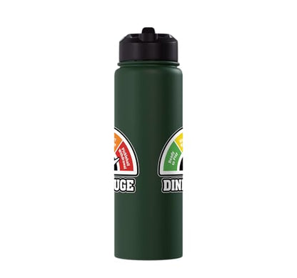 Stainless Steel Insulated Water Bottle - color: Dark Green