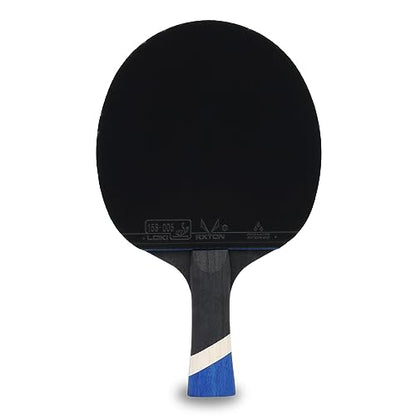 Professional Ping Pong Paddles-Lightweight Carbon Fiber Table Tennis Rackets with 7-Ply Blade, 2.0mm Premium Sponge, ITTF Approved Rubber - for Tournament-Level Performance Table Tennis Paddles - style: Red(1-Pack)