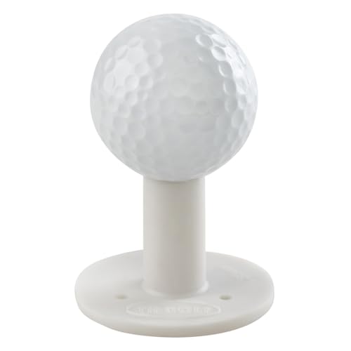 TH Golf Premium Rubber Golf Tees – Pack of 6 – Durable, Long-Lasting Tees in Multiple Sizes & Colours for Drivers, Woods & Irons - style: 35mm White
