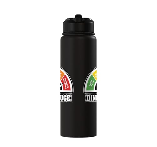 Stainless Steel Insulated Water Bottle - color: Black