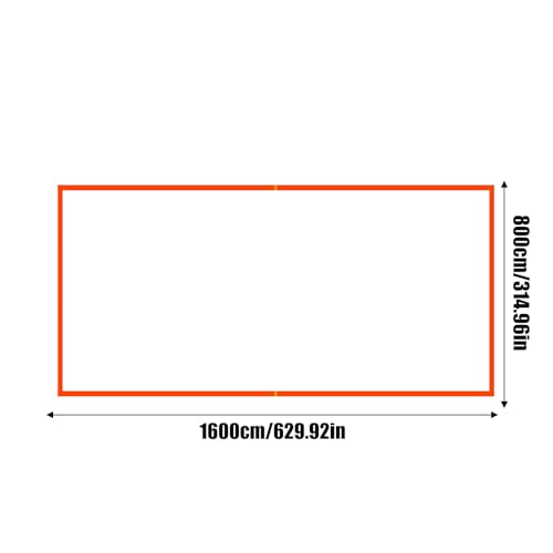 Volleyball Lines for Grass,Clear Volleyball Court Boundary Lines | Visible Marking Rope Set Sports Field Border for Picnic Backyard Camping Grass Beach Lawn