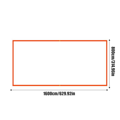 Volleyball Lines for Grass,Clear Volleyball Court Boundary Lines | Visible Marking Rope Set Sports Field Border for Picnic Backyard Camping Grass Beach Lawn