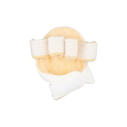 Rolyan – Palm Protector – Right Hand – Finger Separator Glove – Single Pack, Soft Padded Palm Guard for Hand Contractures and Finger Spasticity, Lightweight Hand Protector, Washable - size: With Finger Separator, style: Right Hand
