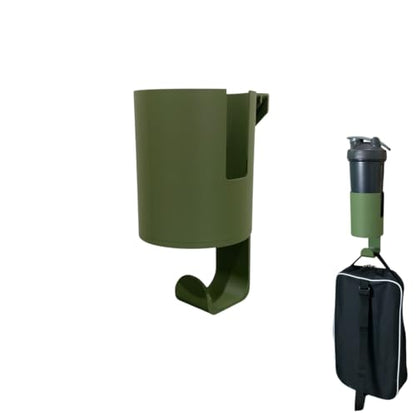 Chainlink Fence Hook To Hold Cup and Sports bag/Gear For Pickleball, Tennis, Basebal, Softball, Soccer, Track and Field and Other Sports Bags and Gear - color: OD Green