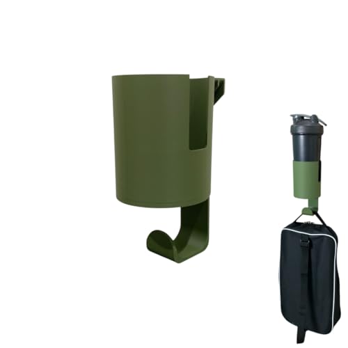 Chainlink Fence Hook To Hold Cup and Sports bag/Gear For Pickleball, Tennis, Basebal, Softball, Soccer, Track and Field and Other Sports Bags and Gear - color: OD Green