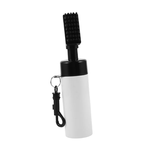 Golf Club Brush Cleaner with Press-Activated Water Spray Bottle 5oz, White Golf Grip Scrubber for Maintenance and Cleaning Accessories for Golfers