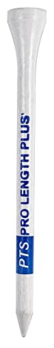 PrideSports PTS Wood Golf Tees | 75 Count, 3-1/4 Inch | #1 Wood Tee on Tour | Best for Drivers & Woods