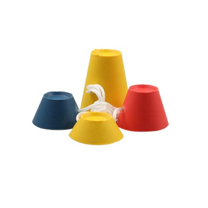 2 Set Rubber Winter Golf Tees, 4 Different Heights Golf Tee Holder Kits with String, Indoor Golf Mats Training Accessory for Golf Practice
