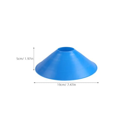 Healeved 15pcs Soccer Practice Cones for Training, Agility Drills Cones for Football and Sports Drills, Sturdy Plastic Disc Markers for Outdoor Fitness and Coaching