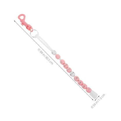 Toddmomy Portable Golf Beaded Chain Score Counter for Women Lightweight Golf Score Keeper for Training and Tournaments for Easy Tracking