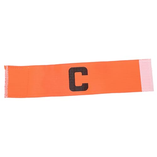 Soccer Captain Armband Adjustable Elastic Football Leadership Band for Youth and Adults, Durable Non-Slip Sports Captain Gear for Team Training and Matches, Black