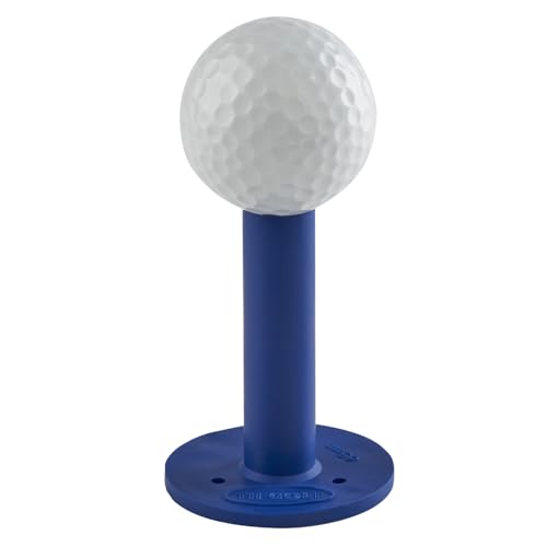 TH Golf Premium Rubber Golf Tees – Pack of 6 – Durable, Long-Lasting Tees in Multiple Sizes & Colours for Drivers, Woods & Irons - style: 65mm Blue