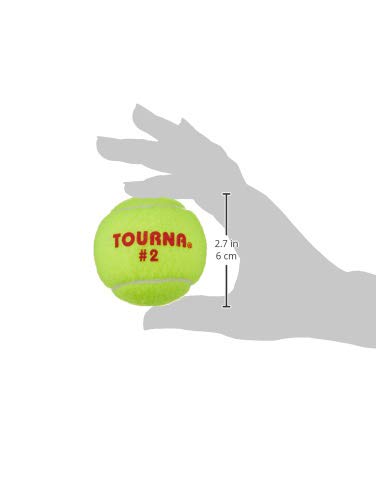 Tourna Orange Dot Low Compression Transition Tennis Balls - style: 50 pack