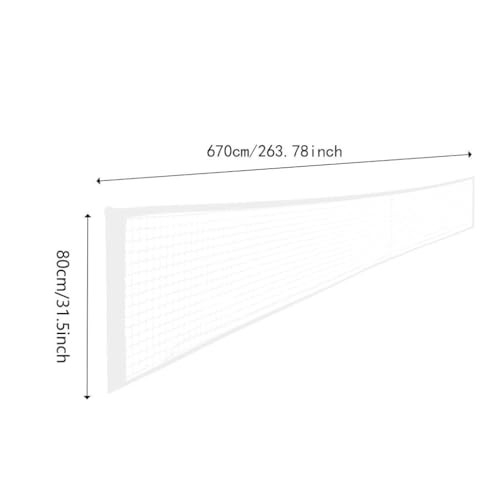 Menolana Pickleball Net Replacement, Portable Movable Tennis Net for Outdoor Backyard (No Frame)