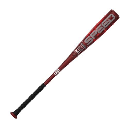 Easton | Speed Baseball Bat | USA Baseball | -10 Drop | 2 5/8" Barrel | 1 Pc. Alloy - color: Red, size: 29 Inch