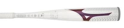 Mizuno Finch Youth Tee Ball Softball Bat (-13) | Youth - Girls Aluminum Fast Pitch BAT | White-Iridescent | 12OZ - size: 25"