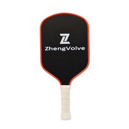 Carbon Fiber Pickleball Paddle, 16mm Lightweight Pickleball Racket with Honeycomb Core, Elongated Anti-Slip Handle & High Grit Surface for Spin, for Beginner to Professional Players