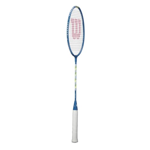 Wilson Badminton Racket, Aluminum Frame, Strung for Beginners, Play, Recreation - color: Champ 90