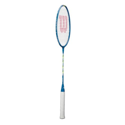 Wilson Badminton Racket, Aluminum Frame, Strung for Beginners, Play, Recreation - color: Champ 90