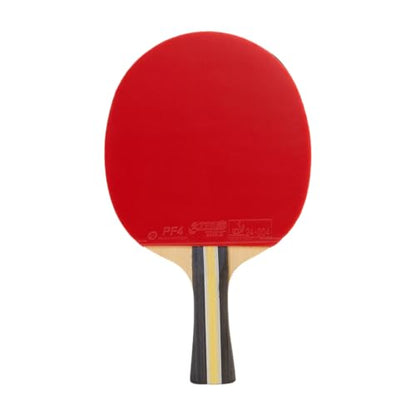 DHS Sports 3 Star Table Tennis Racket H3002- Shakehand, ITTF Approved Paddle, Beginner, 5 Ply Wood, Inverted Rubbers