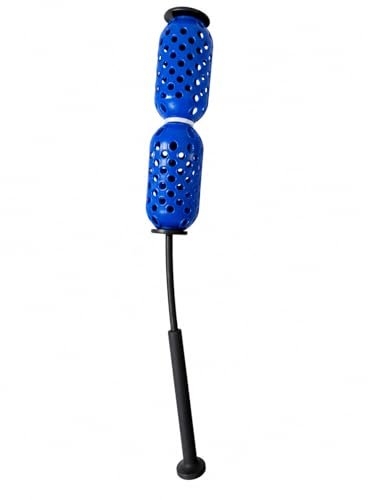Aero Swing Baseball & Softball Swing Trainer – Air Resistance Bat Speed Trainer, Improves Swing Speed Up to 20 MPH, Batting Aid for Youth & Adults, On-Deck Warm-Up Bat - color: All Blue, size: AERO-BAT Youth