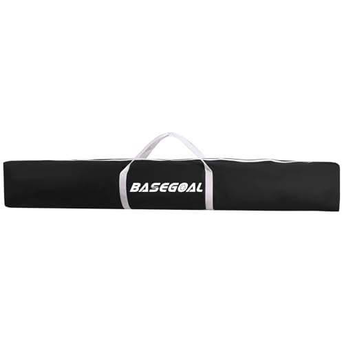 BaseGoal Baseball Softball Net Replacement Bag,Thickened, Wear-Resistant, Waterproof,Fits 7ft x 7ft Baseball Practice Net Systems - style: Black