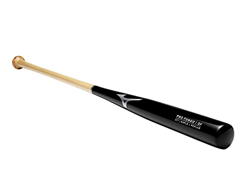Mizuno Pro Fungo Bat | Infield or Outfield | Maple Hybrid Fungo | Lightweight | High Gloss Finish - color: Black, size: 37 inch