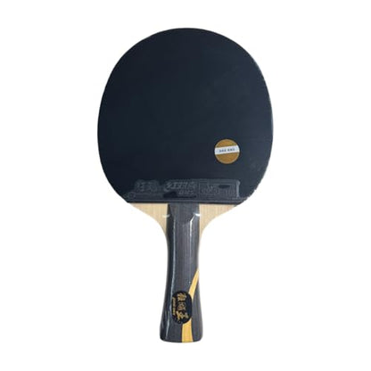 DHS Sports Wang Chuqin Classic Series Table Tennis Racket Set – Professional Ping Pong Paddle, Hurricane King 5+2AC Blade, Hurricane 3 Rubber, Heavy Spin & Fast Attack, Includes 3-Star Balls & Case