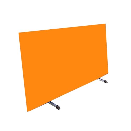 Table Tennis Surround Temporary Wall, Removable Training Fence. Table Tennis Surround Block for Court,Lightweight Ping Pong Field Fence,Easy to Store for Studio Gym Office，（Orange，140x75cm/2 - color: Orange, size: 140x75cm/2pieces