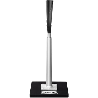 Batting Tee for Baseball/Softball, Premium Hitting Tee with Handrolled Rubber Top,Aluminum Stem,Metal Base,Easy Setup Baseball Tee Height Adjustable 24-46 inch for Kids and Adults