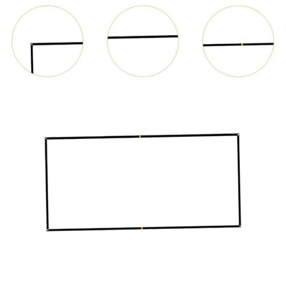 Volleyball Line for Sand Areas with Portable Design and Sand Anchor 26.3 Ft X 52.5 Ft