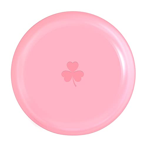 2-Pack Ultra-Thin Round Aligner & Retainer Case with Magnetic Closure – Slim Portable Travel Container for Braces, Mouth Guard, Night Guard, BPA-Free Anti-Slip Water Ripple Design (Rose) - color: Rose