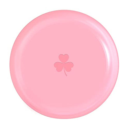 2-Pack Ultra-Thin Round Aligner & Retainer Case with Magnetic Closure – Slim Portable Travel Container for Braces, Mouth Guard, Night Guard, BPA-Free Anti-Slip Water Ripple Design (Rose) - color: Rose