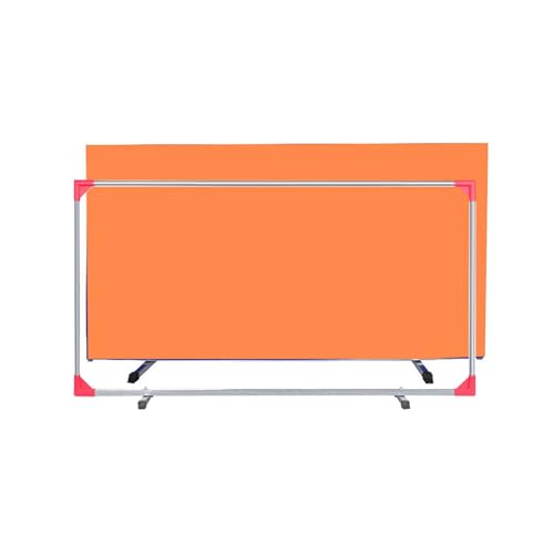 Table Tennis Surround Temporary Wall, Removable Training Fence. Splicable Contest Surround Baffle Block,600D Cloth Court, for Playing Field，（Orange，140x75cm/4pieces） - color: Orange, size: 140x75cm/4pieces