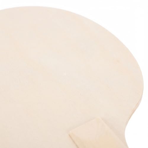 ARTIBETTER 4 Unpainted Wooden Ping Pong Paddles Set - DIY Blank Table Tennis Rackets for Custom Painting - Smooth Surface Craft Projects (10. 02 X 5. 89 Inches)