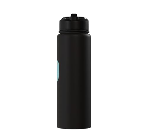 Funny Pickleball Excuse There's a Hole in My Paddle Stainless Steel Insulated Water Bottle - color: Black